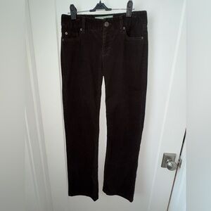J. Crew bootcut corduroy jeans sz 0R NWOT deep brown